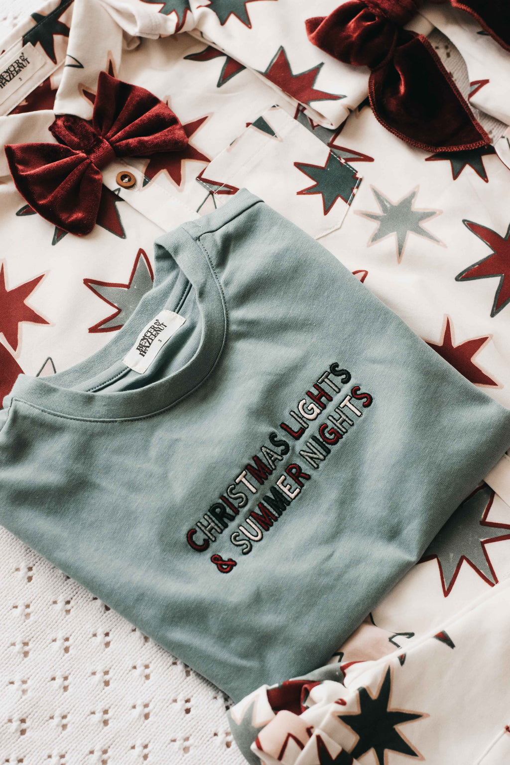 Kids Tee - Christmas Lights & Summer Nights