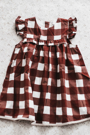 Playsuit/Dress: Red Gingham