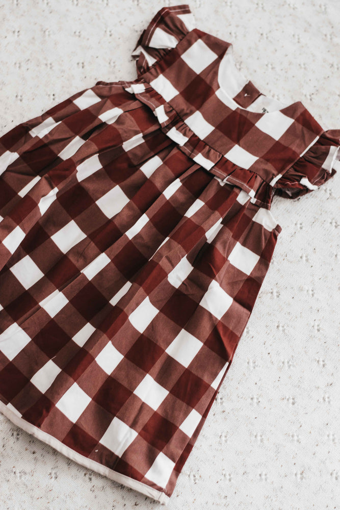 Playsuit/Dress: Red Gingham