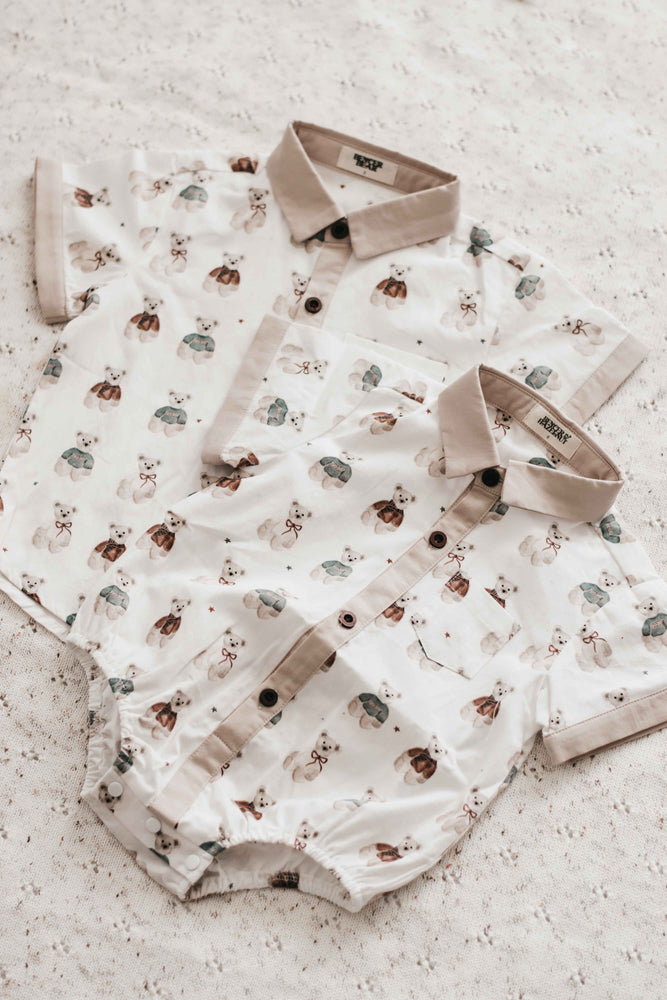 Kids Collared Shirt: Merry Peshal