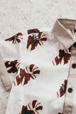 Kids Collared Shirt: Candy Cane