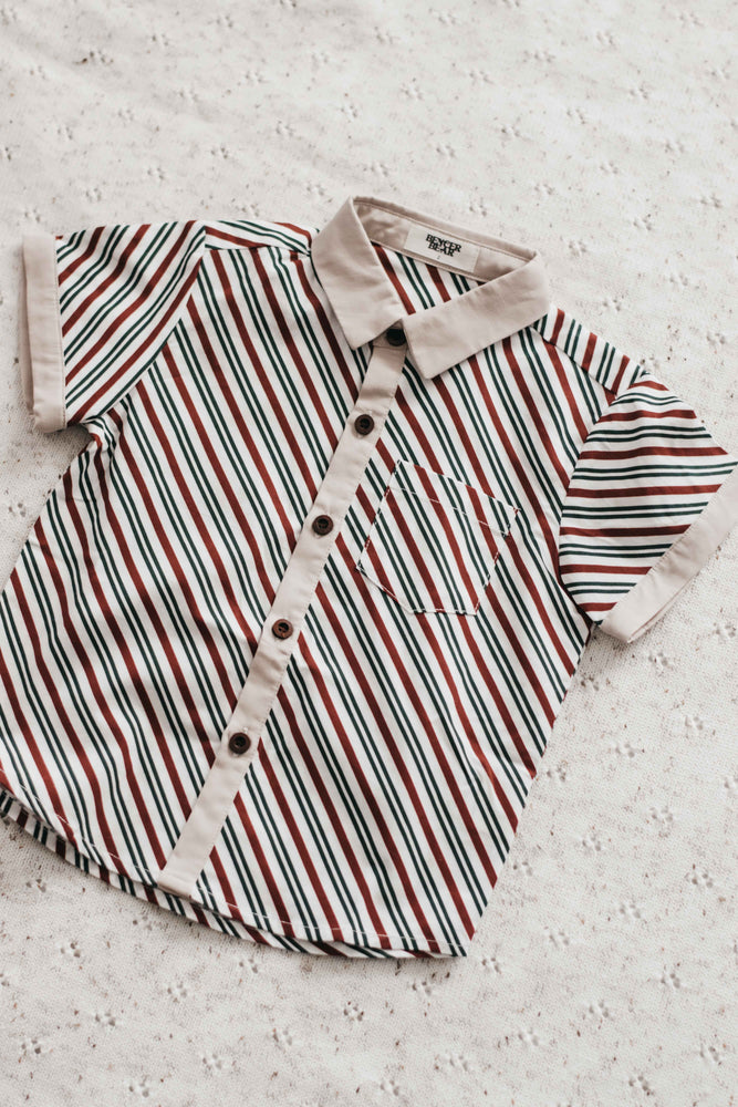 Men's Collared Shirt: Peppermint