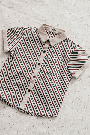 Men's Collared Shirt: Peppermint