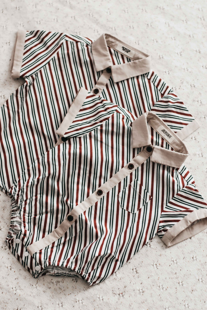 Kids Collared Shirt: Peppermint