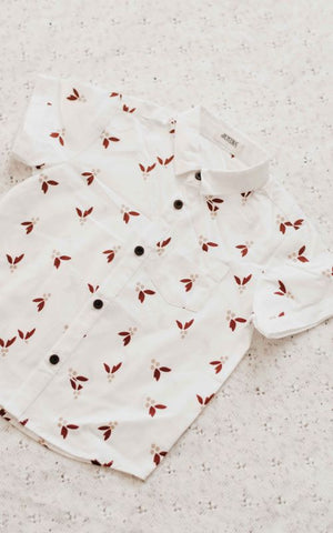 Mistletoe Collared Shirt