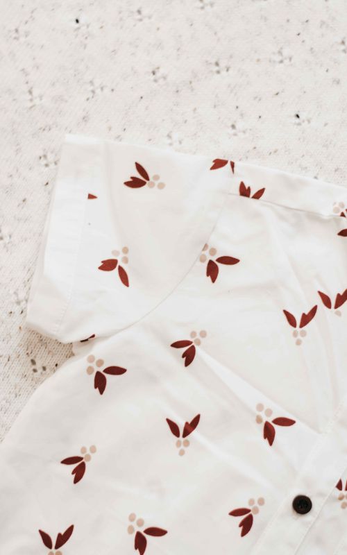 Mistletoe Collared Shirt