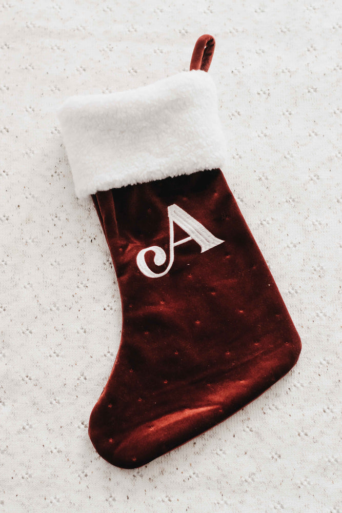 Velvet Stocking: Red