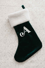 Velvet Stocking: Dark Green