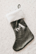 Peppermint Velvet Stocking