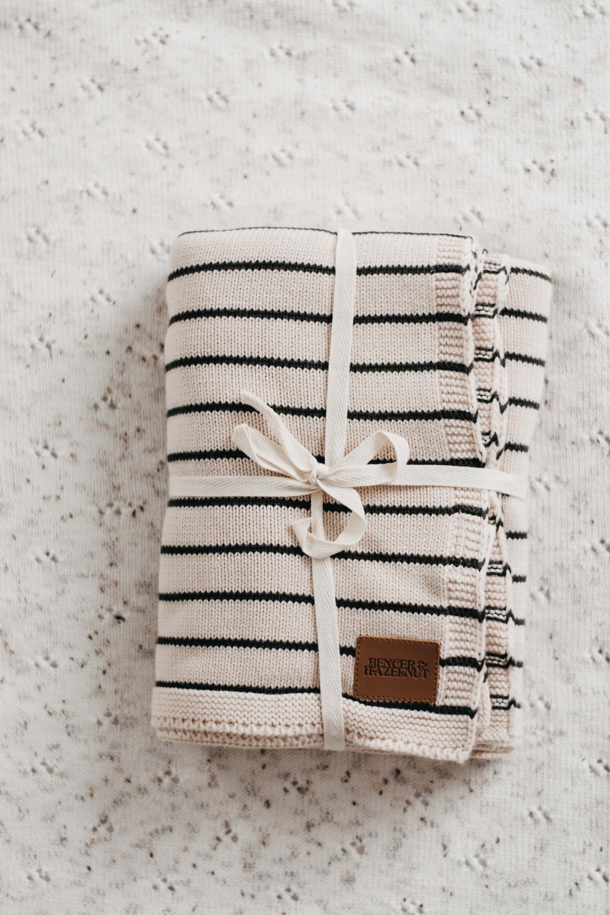 Knit Blanket - Stripe