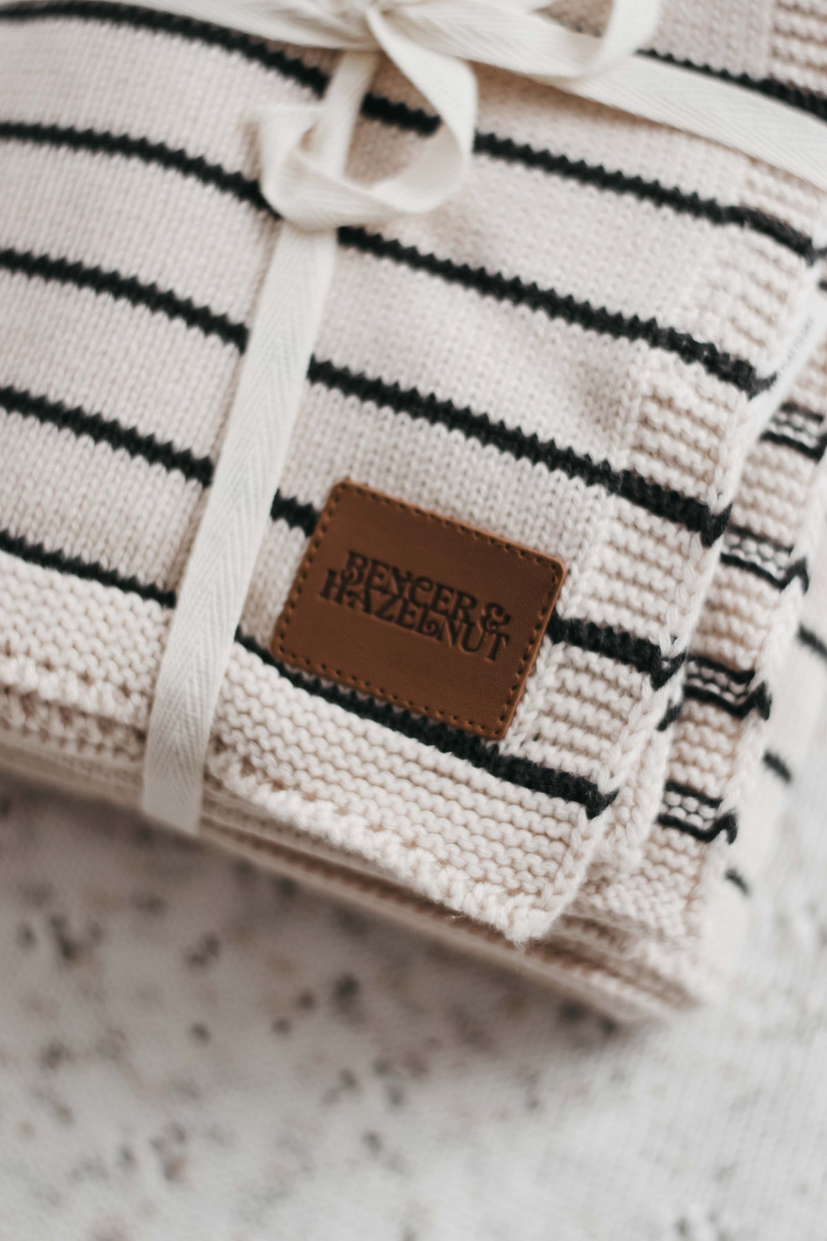 Knit Blanket - Stripe
