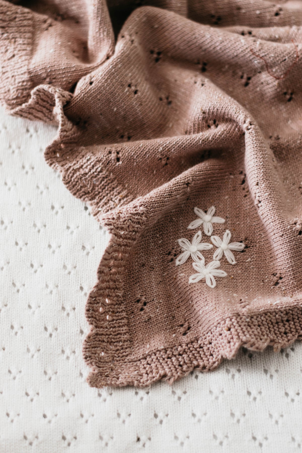 Knit Blanket - Mushroom