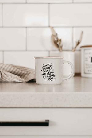 Mug: Simply having a wonderful Christmas time!