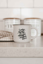 Mug: Simply having a wonderful Christmas time!