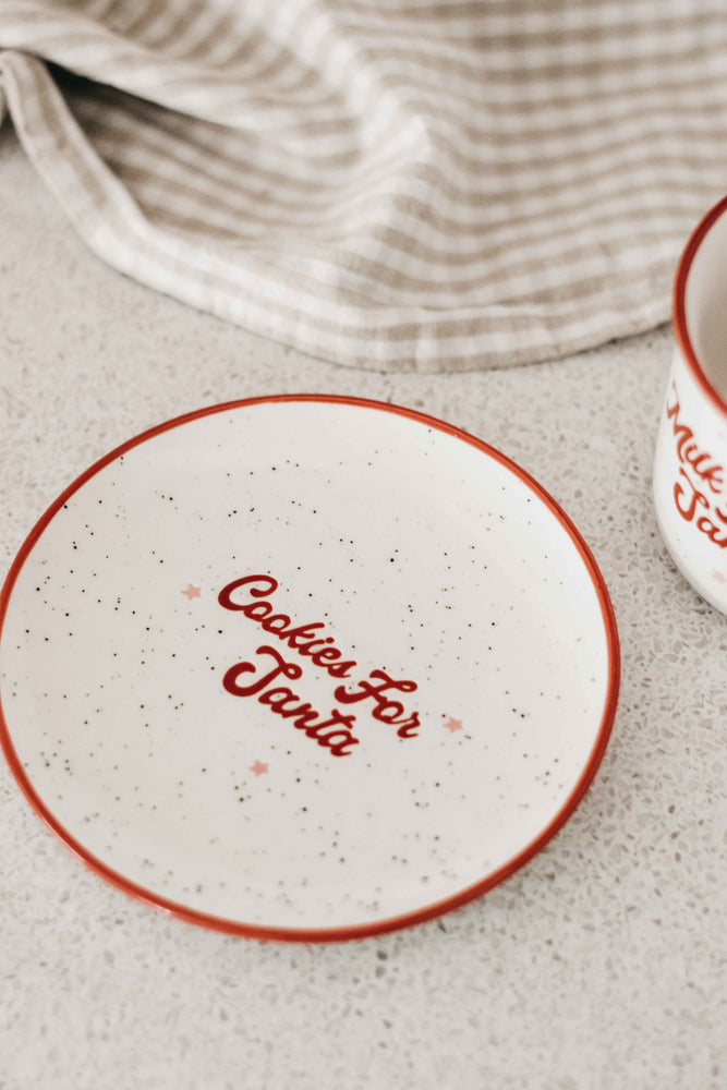 Plate: Cookies For Santa