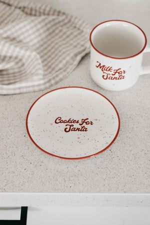 Plate: Cookies For Santa