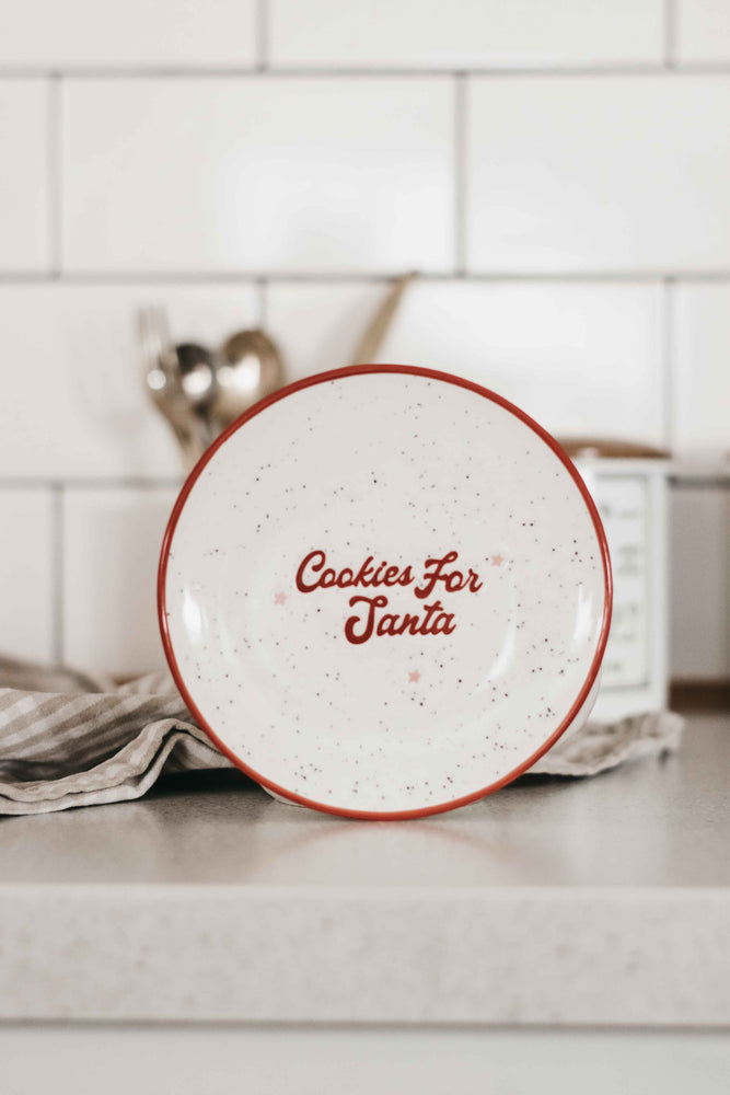 Plate: Cookies For Santa