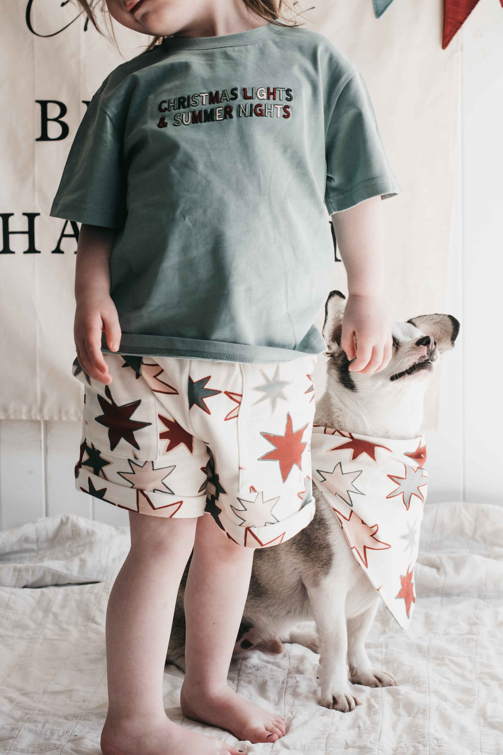 Kids Tee - Christmas Lights & Summer Nights