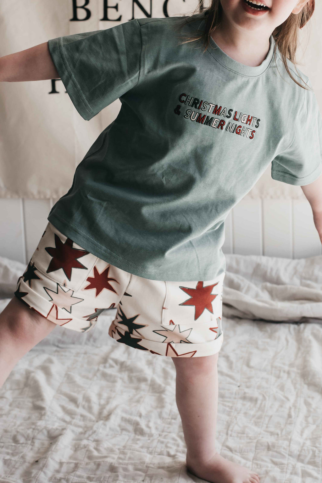 Kids Tee - Christmas Lights & Summer Nights