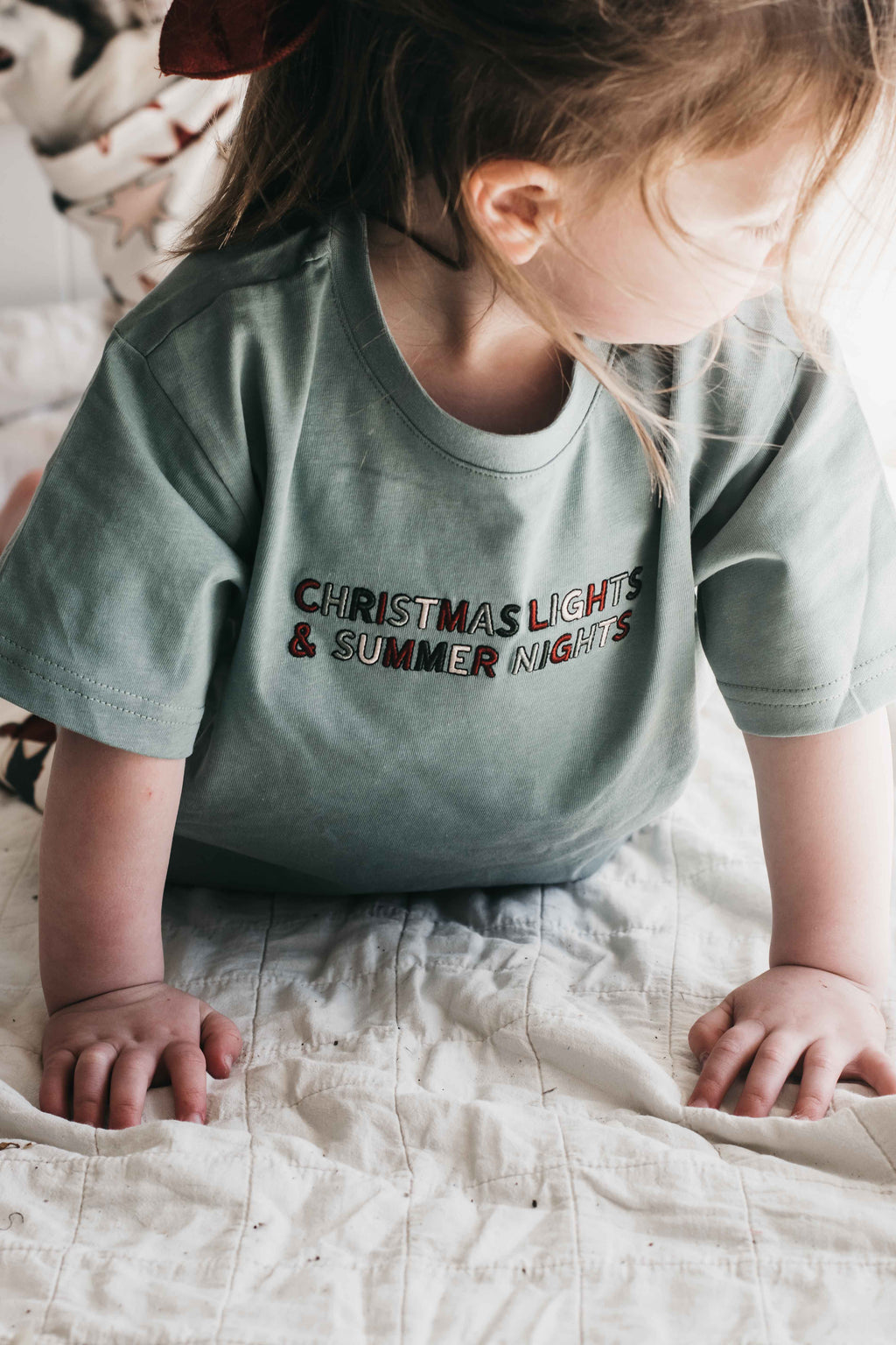 Kids Tee - Christmas Lights & Summer Nights