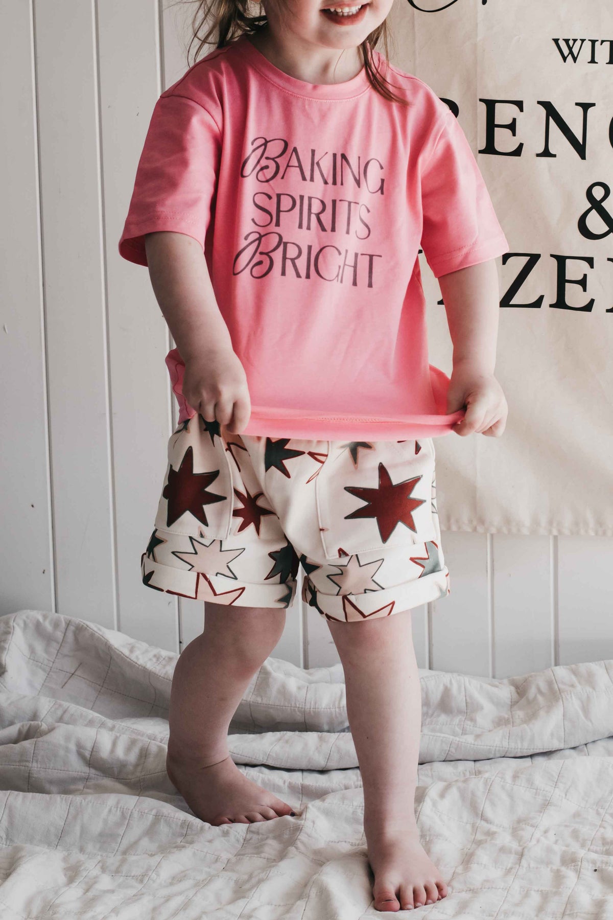 Kids Tee - Baking Spirits Bright Pink