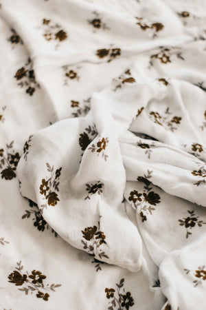 Bamboo Muslin Swaddle - Secret Garden