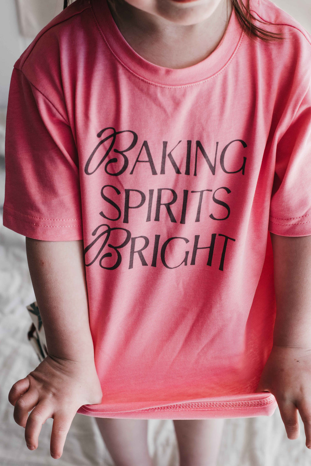 Kids Tee - Baking Spirits Bright Pink