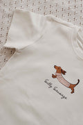 Tee: Silly Sausage Pink