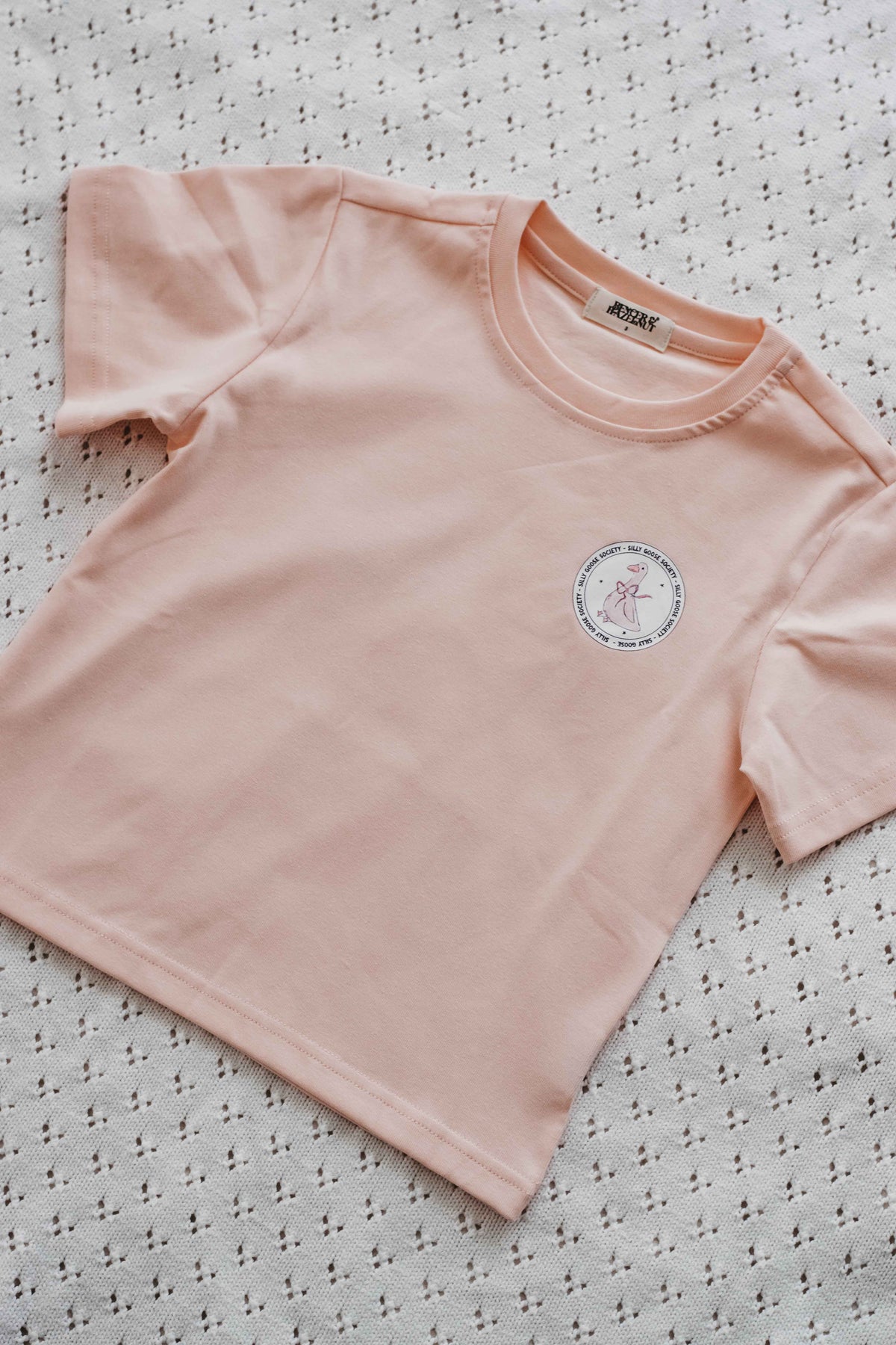 Tee: Silly Goose Pink
