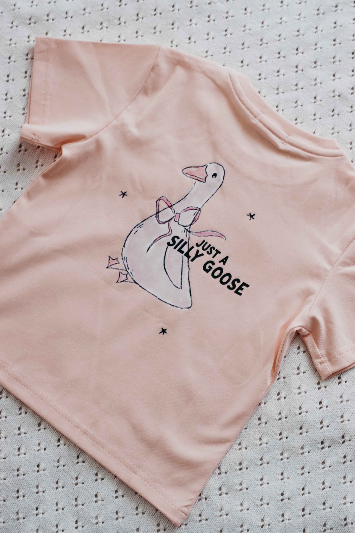 Tee: Silly Goose Pink