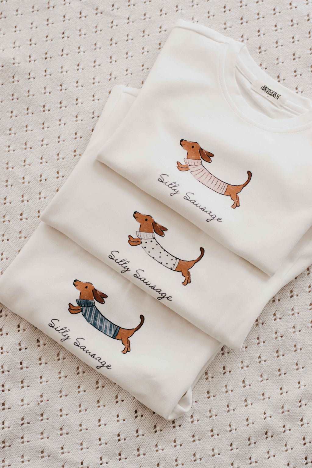 Tee: Silly Sausage Pink
