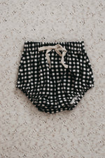 Charcoal Gingham Bloomers  MAMA24
