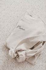 Mama Sweater (Text) Beige EARLY MAY PREORDER