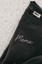 Mama Sweater (Text) Charcoal