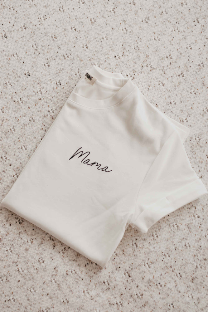 Mama Tee (Text) Off White MAMA24