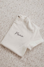 Mama Tee (Text) Off White