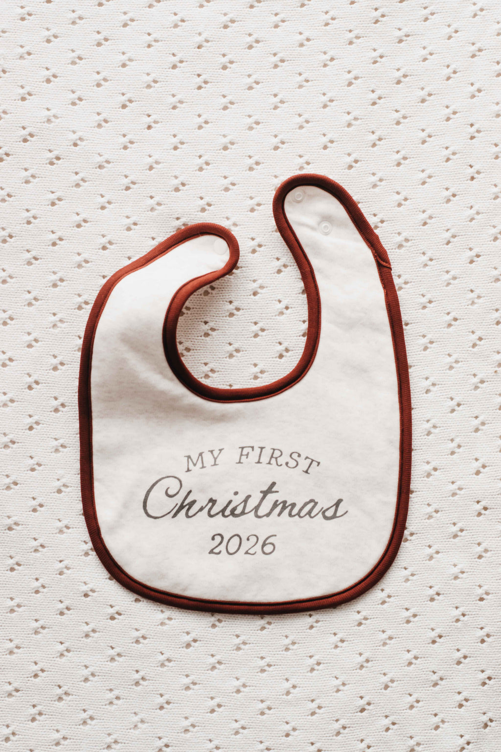 My First Christmas Bib