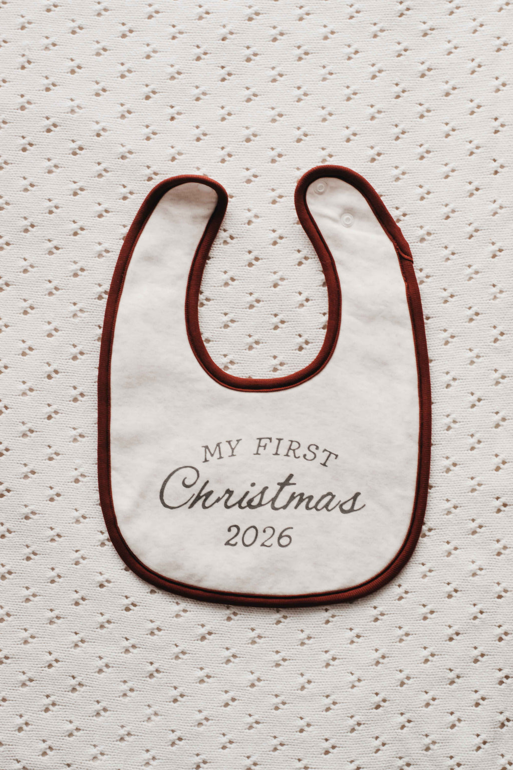 My First Christmas Bib