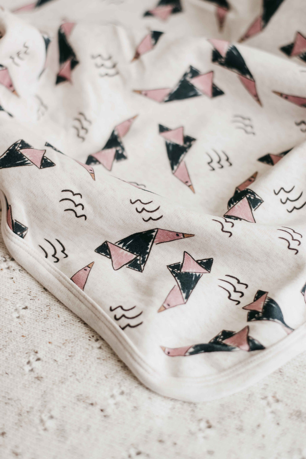Jersey Swaddle: Spencer Origami