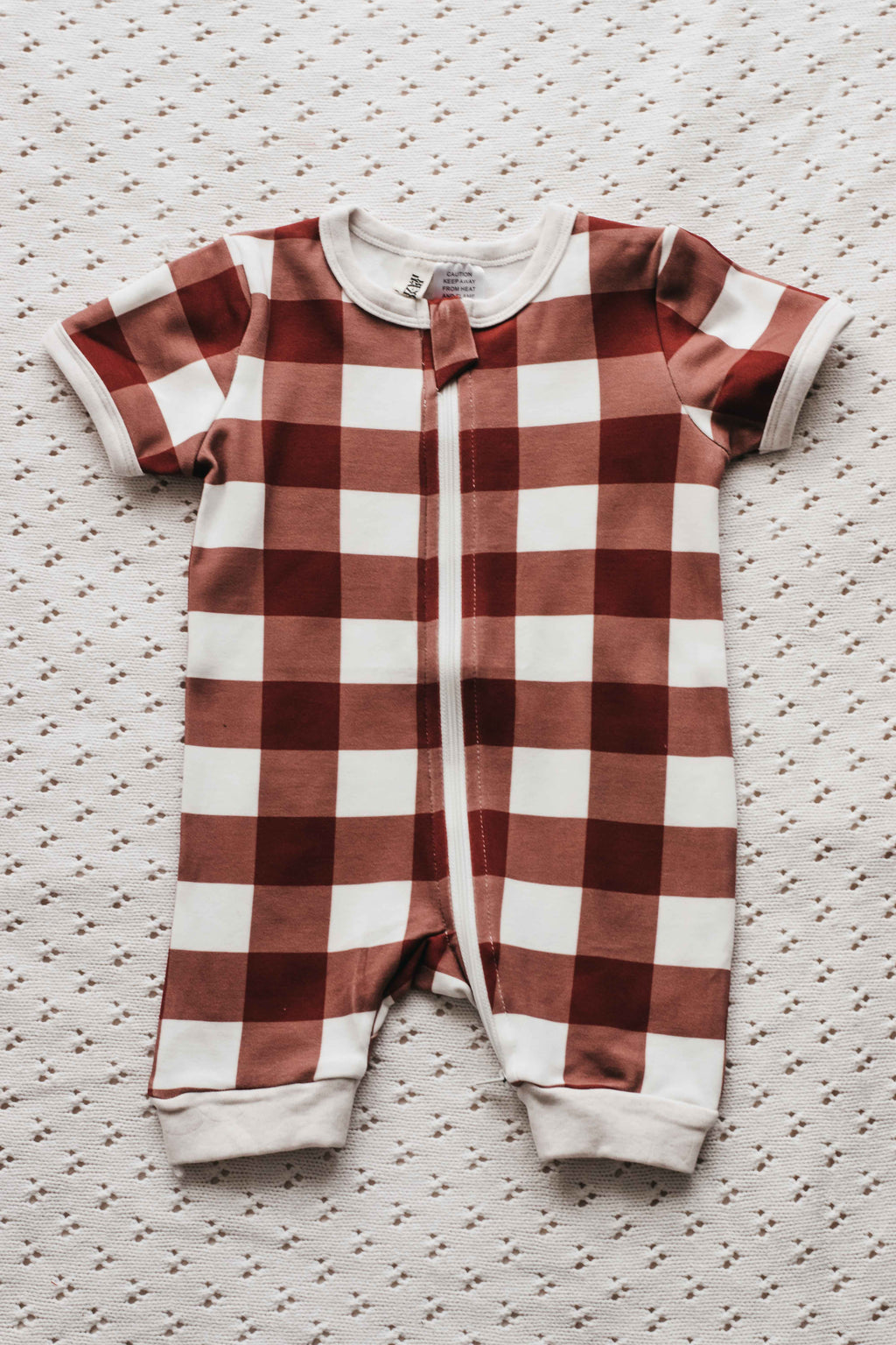 Summer Zipsuit - Gingham