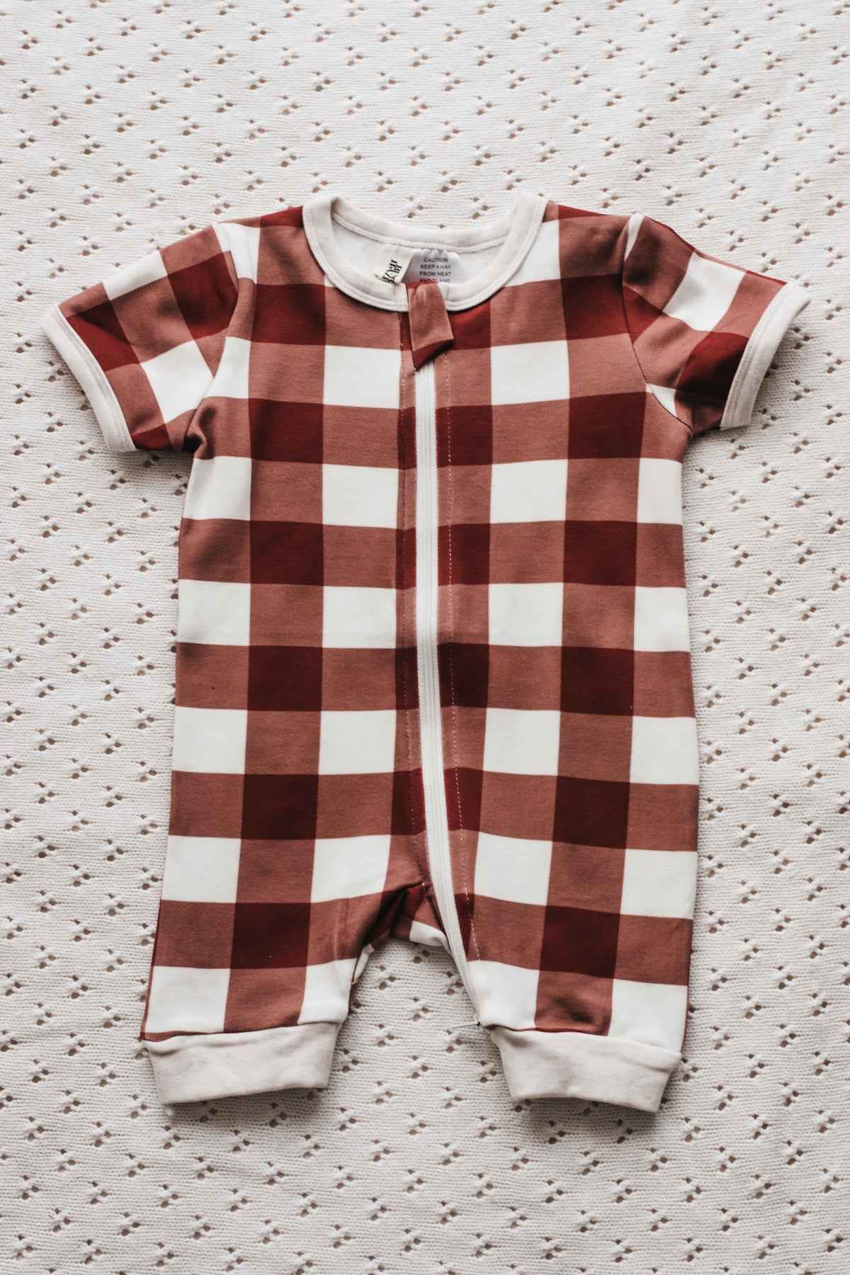 Summer Zipsuit - Gingham
