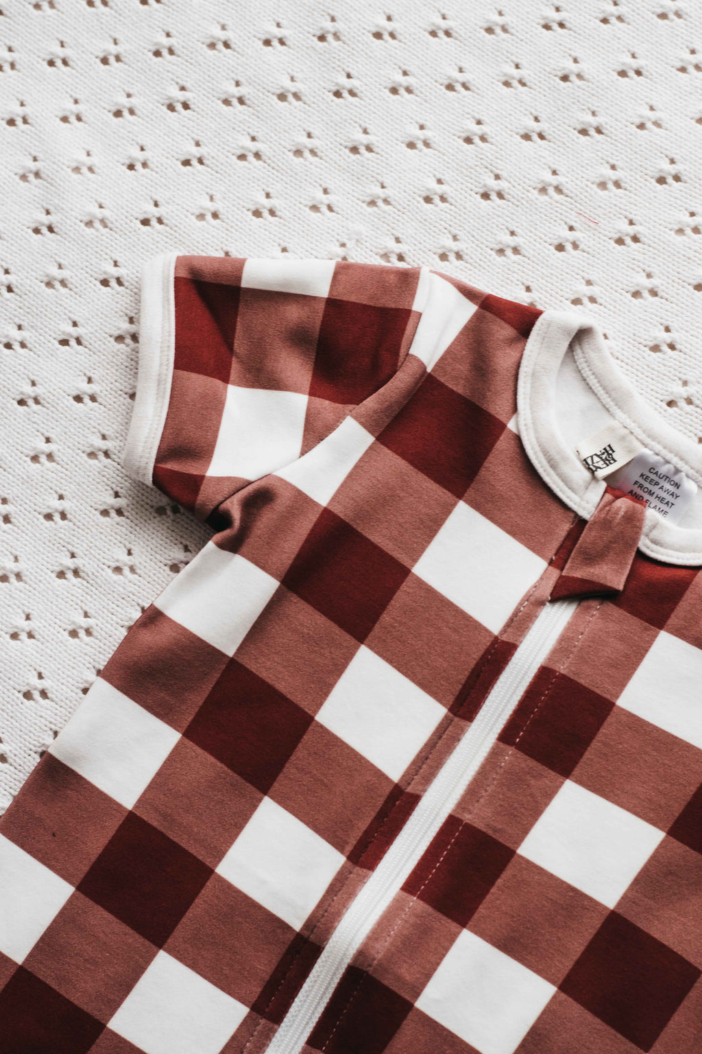 Summer Zipsuit - Gingham