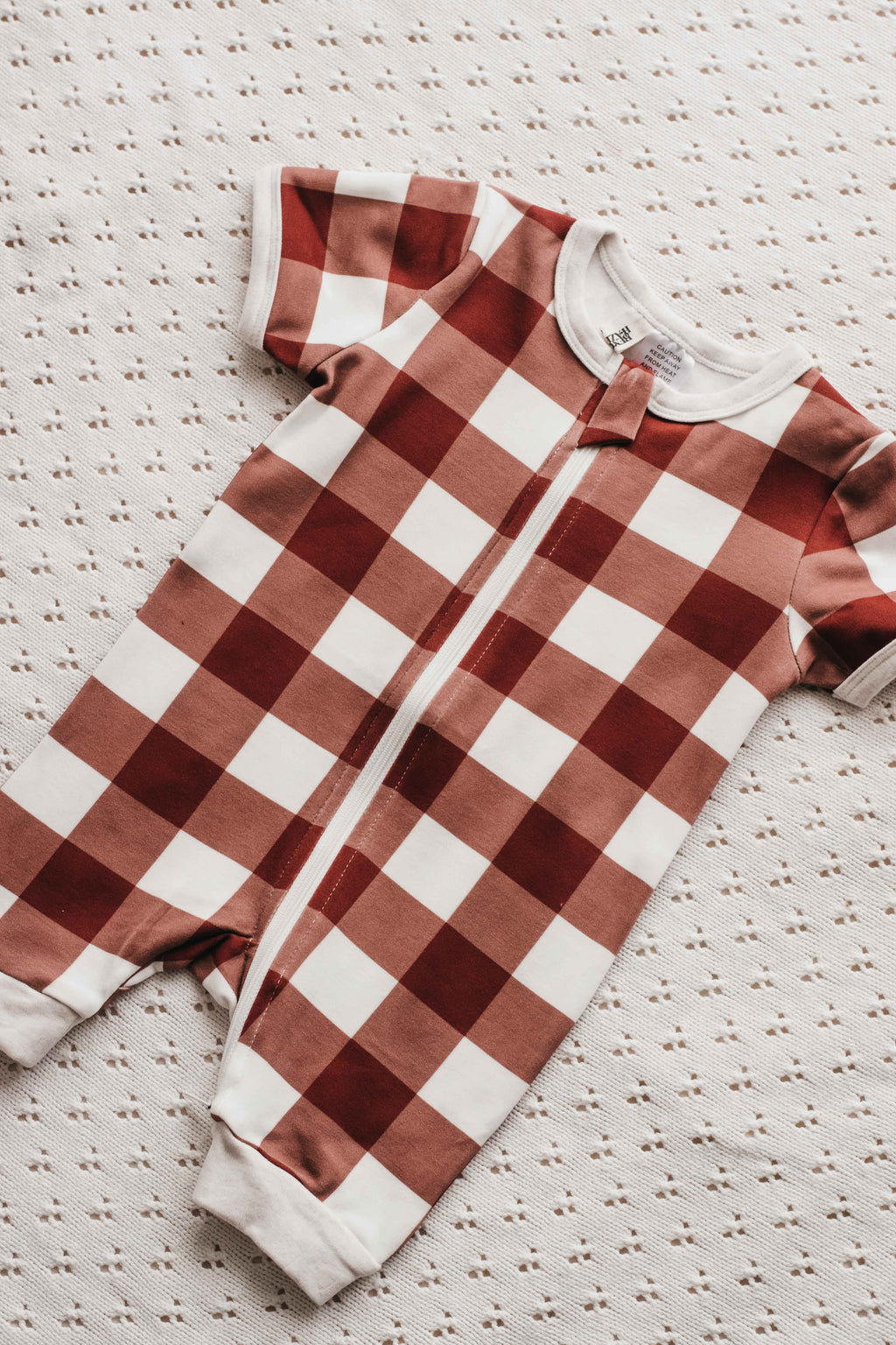Summer Zipsuit - Gingham