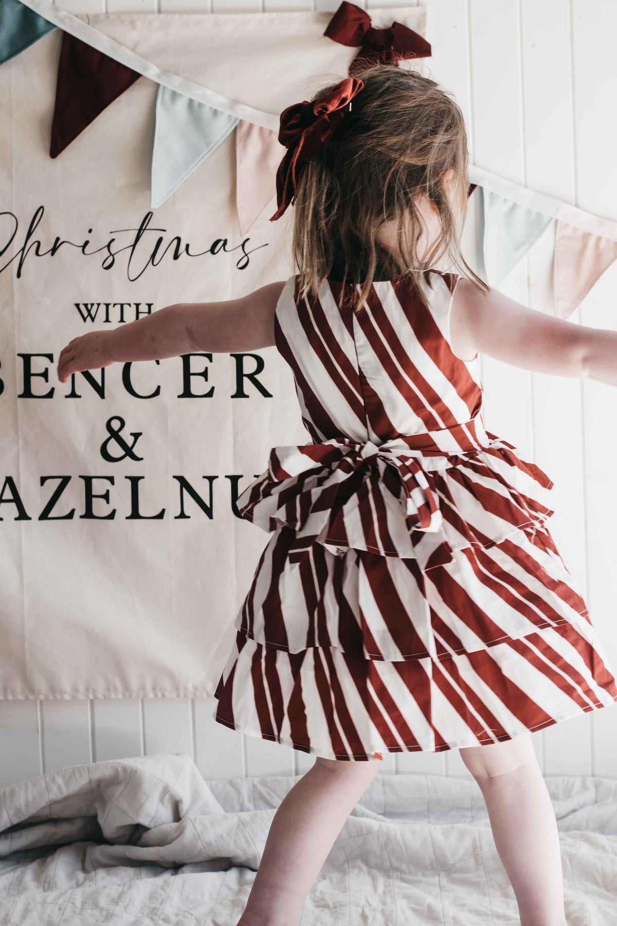 Playsuit/Dress - Candy Cane