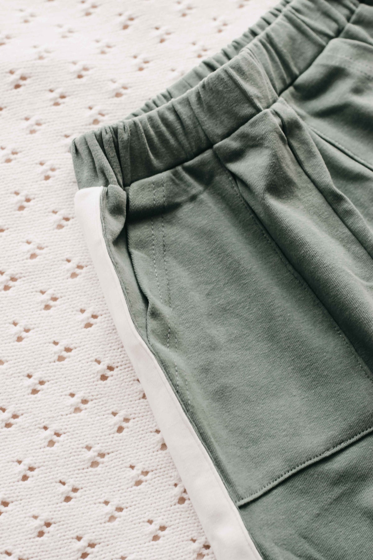 Jersey Shorts - Green & White