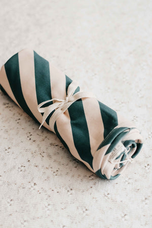 Jersey Swaddle - Forest Stripe