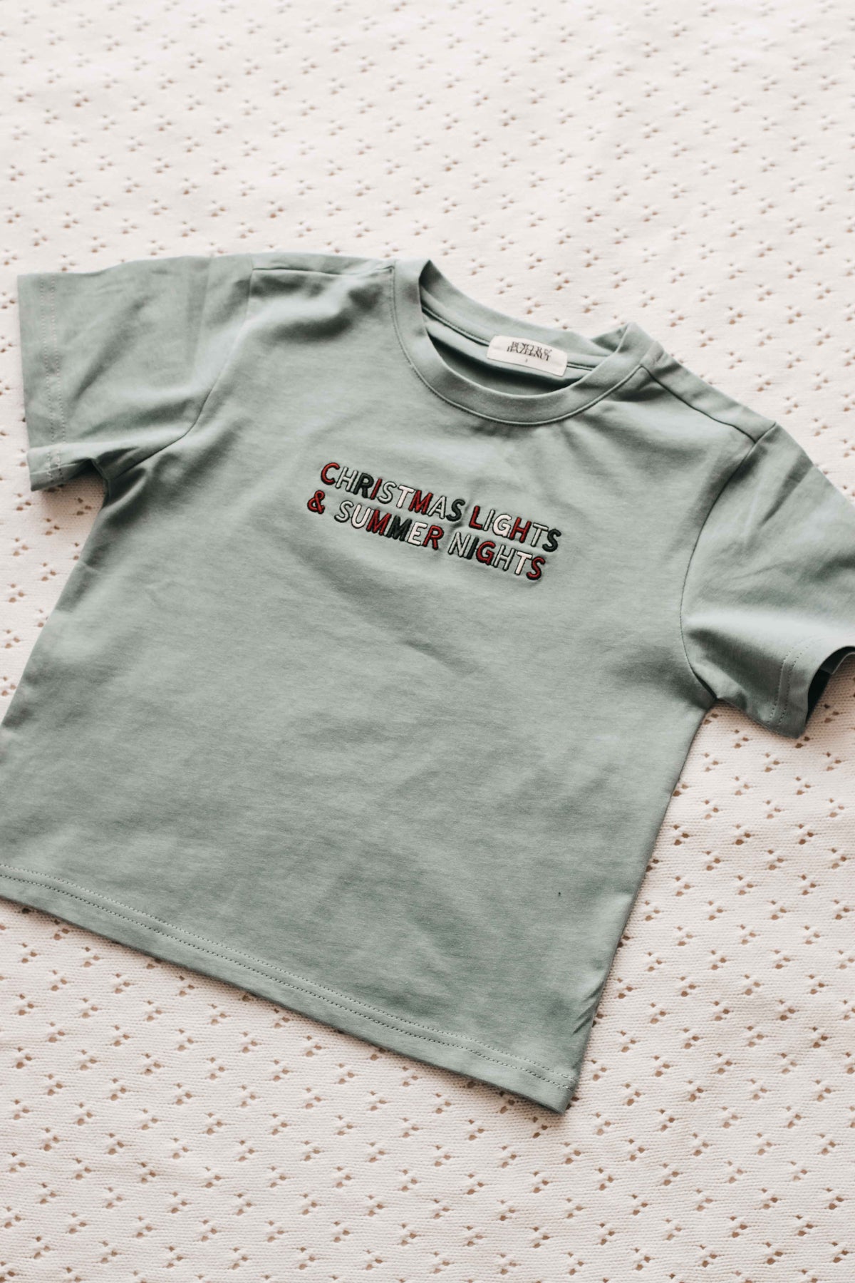 Kids Tee - Christmas Lights & Summer Nights
