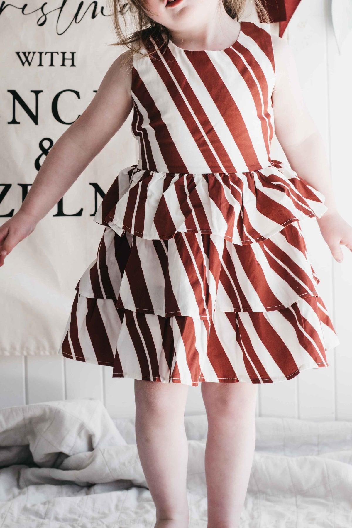 Playsuit/Dress - Candy Cane