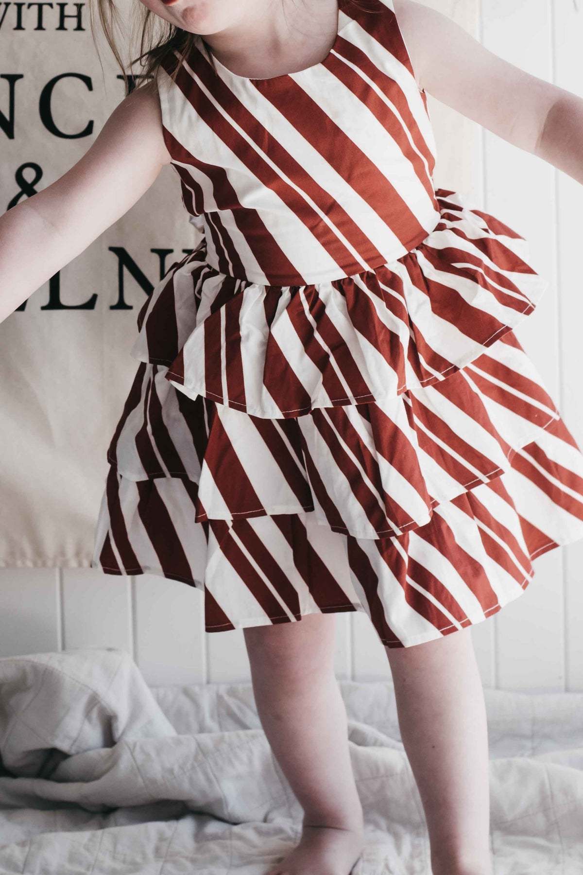 Playsuit/Dress - Candy Cane