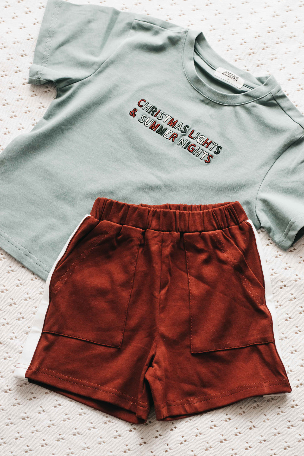 Kids Tee - Christmas Lights & Summer Nights